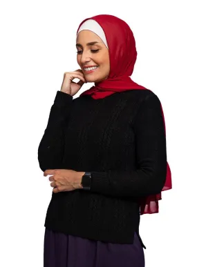 Black Plexus Pullover