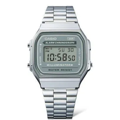Casio Vintage Iconic Silver Digital Watch