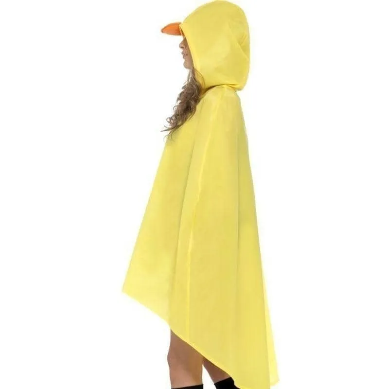 Duck Party Festival Adult Yellow Poncho