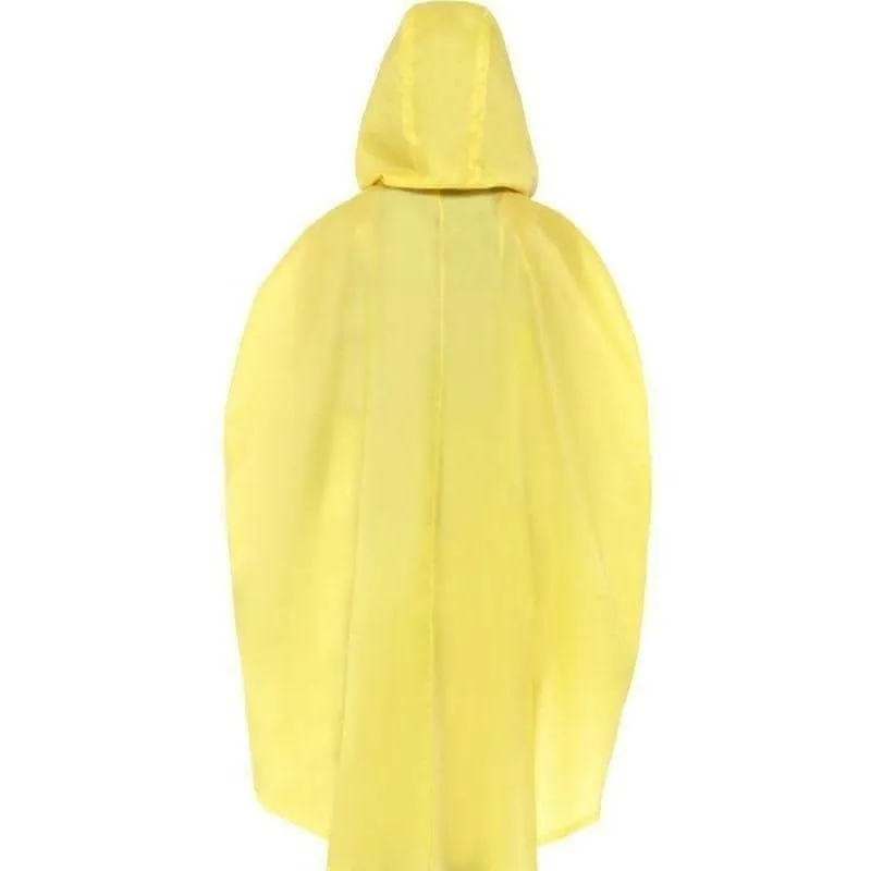 Duck Party Festival Adult Yellow Poncho