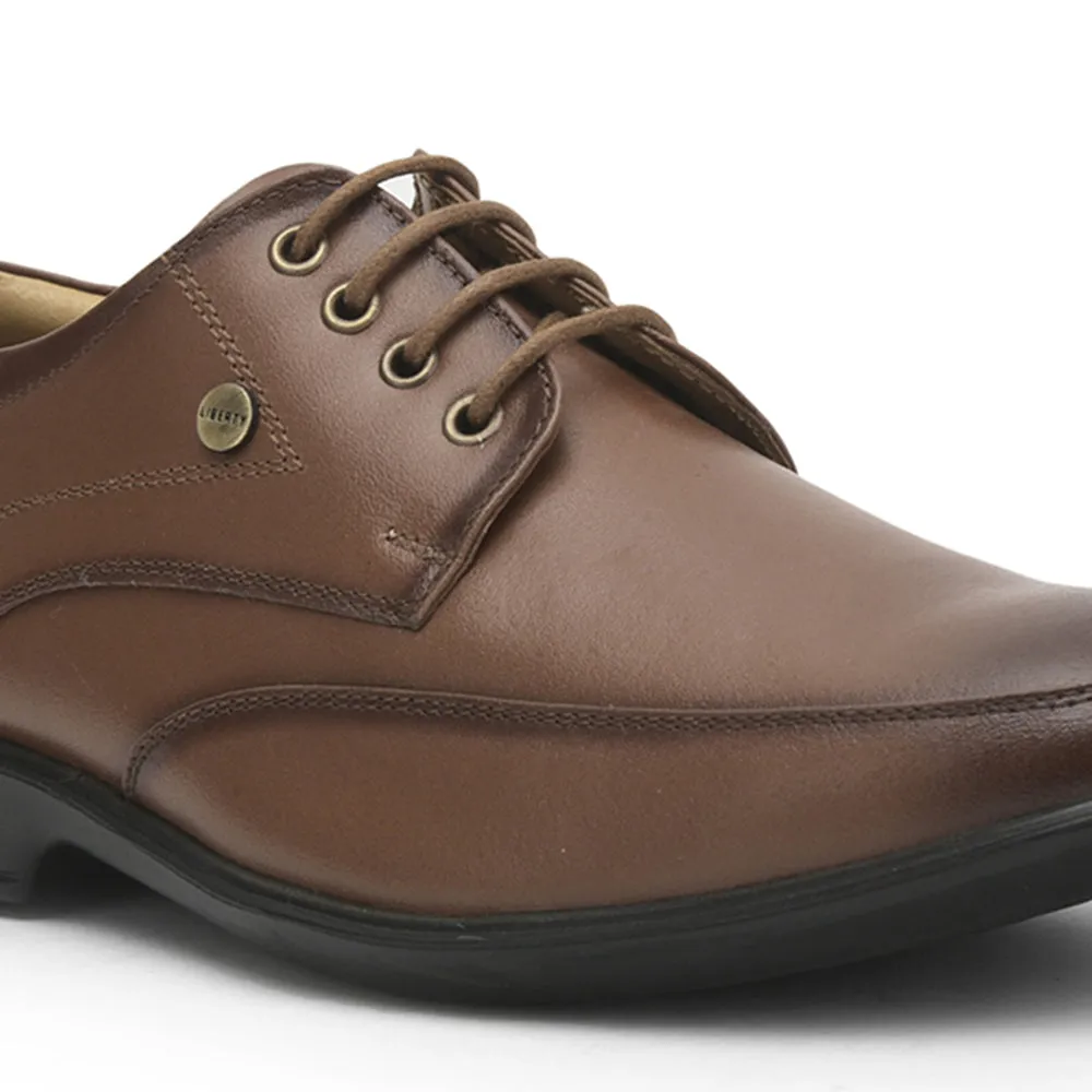 Fortune Formal Lacing Shoes For Men (Tan) LUCIO-502 By Liberty