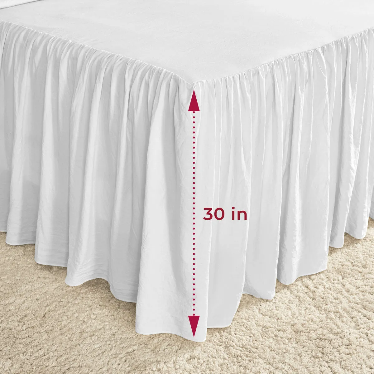 Iconic Ruffle Skirted Bedspread Set