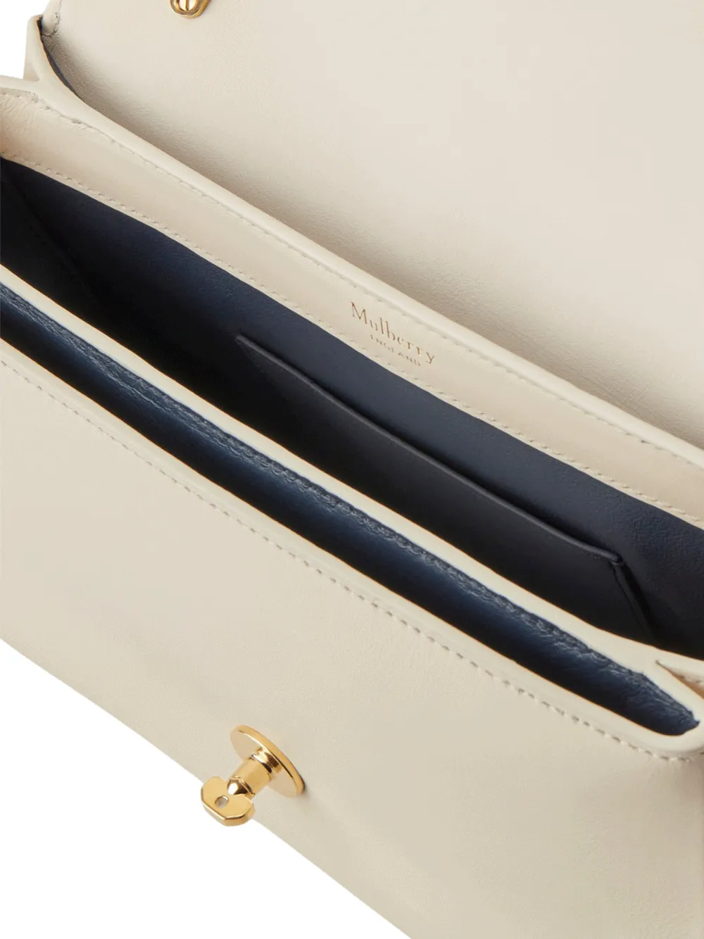 Lana Top Handle High Gloss Leather (Eggshell)