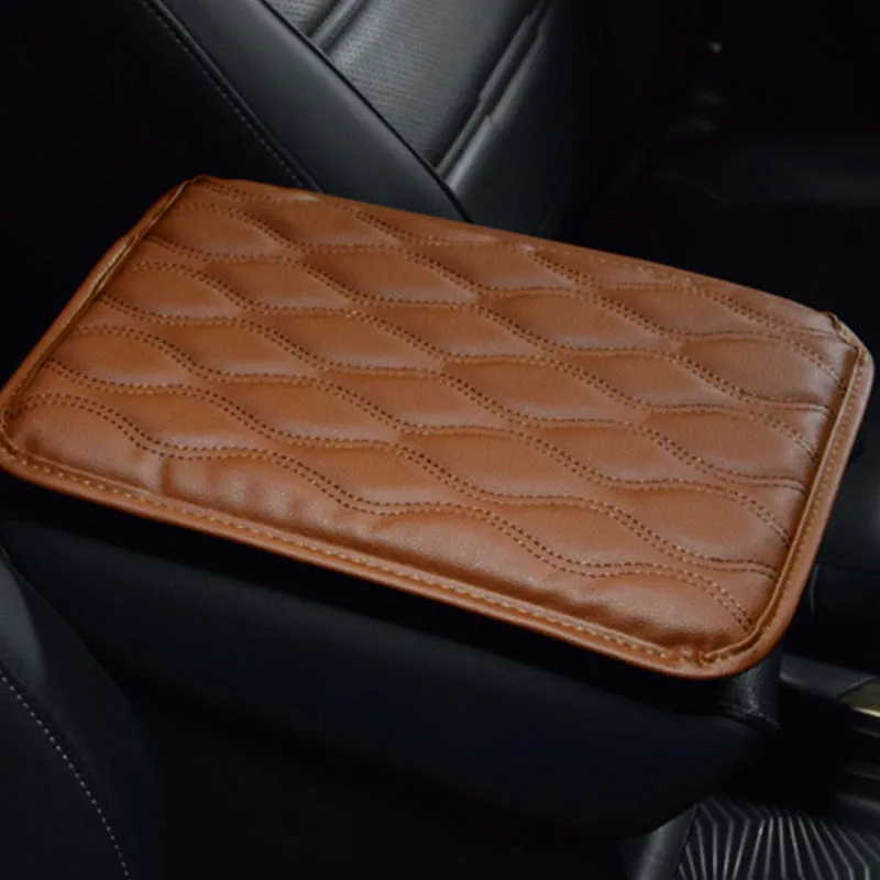 Luxury Non-slip Universal PU Leather Car Armrest Pad