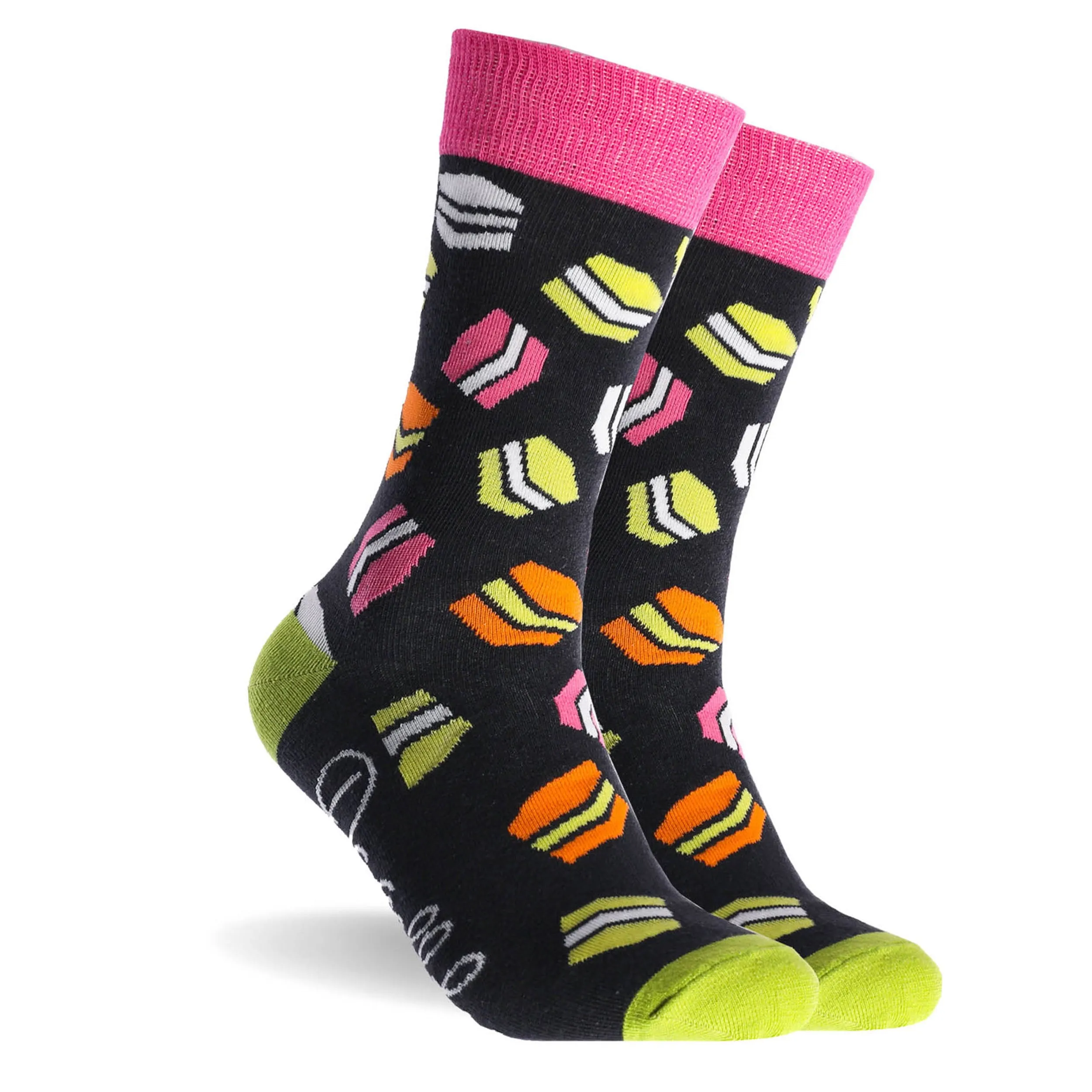 Men's Darrell Lea Cotton Crew Socks 3 Pack Gift Box - Black