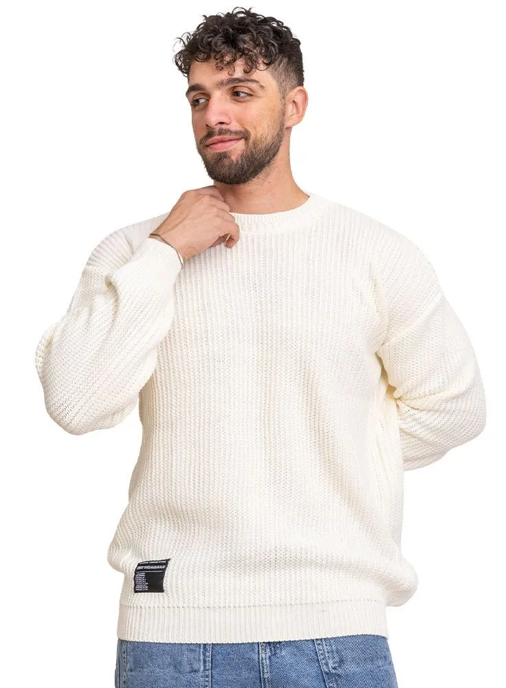 Off White-Design2219 PF-Round Pullover