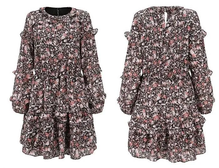 PENELOPE RUFFLE DRESS