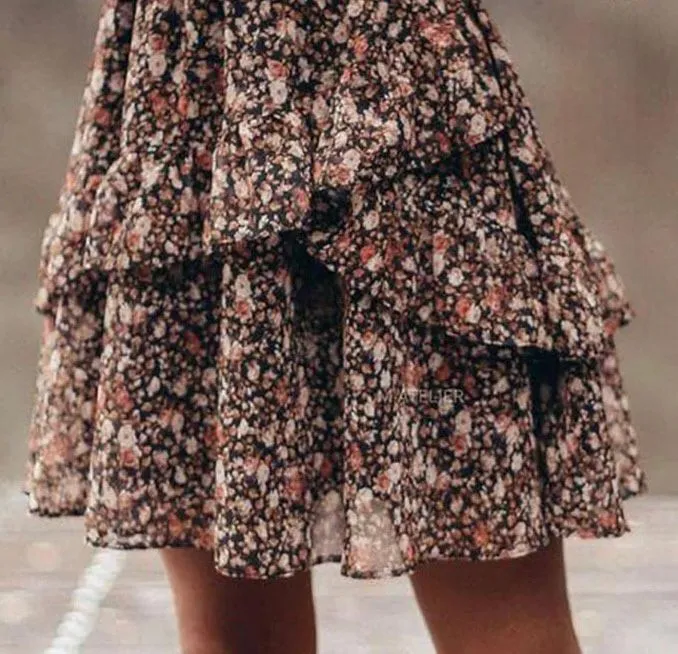 PENELOPE RUFFLE DRESS