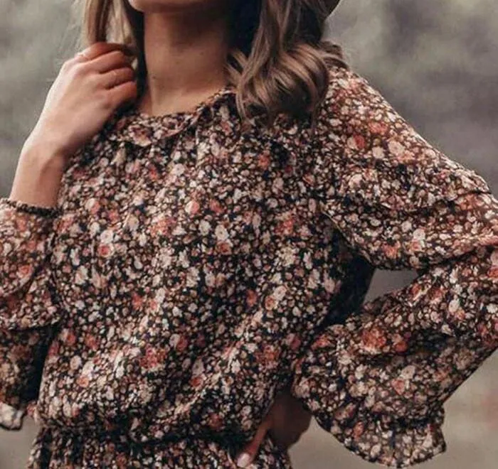 PENELOPE RUFFLE DRESS