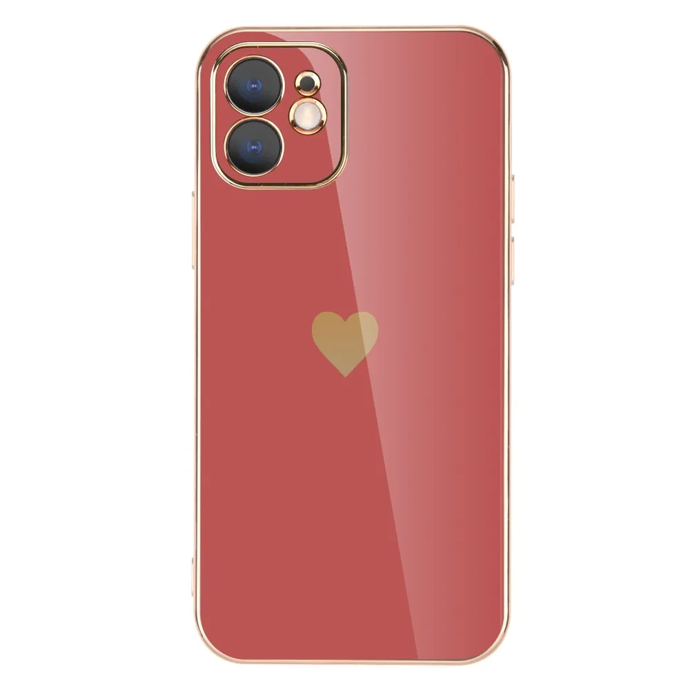 Solid Plating Lens Protection Phone Case For iPhone 12 11 Pro Max X XR XS Max 7 8 6 6s Plus SE 3 2022 13 Pro Max Soft Cover Case