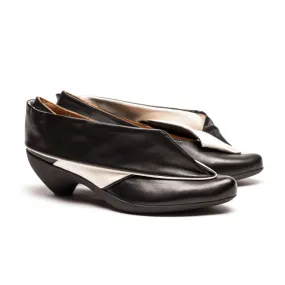 SS25_25 ORIGAMI Spectator | Leather Slip On