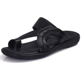 Upscale Leather Men’s House Slippers