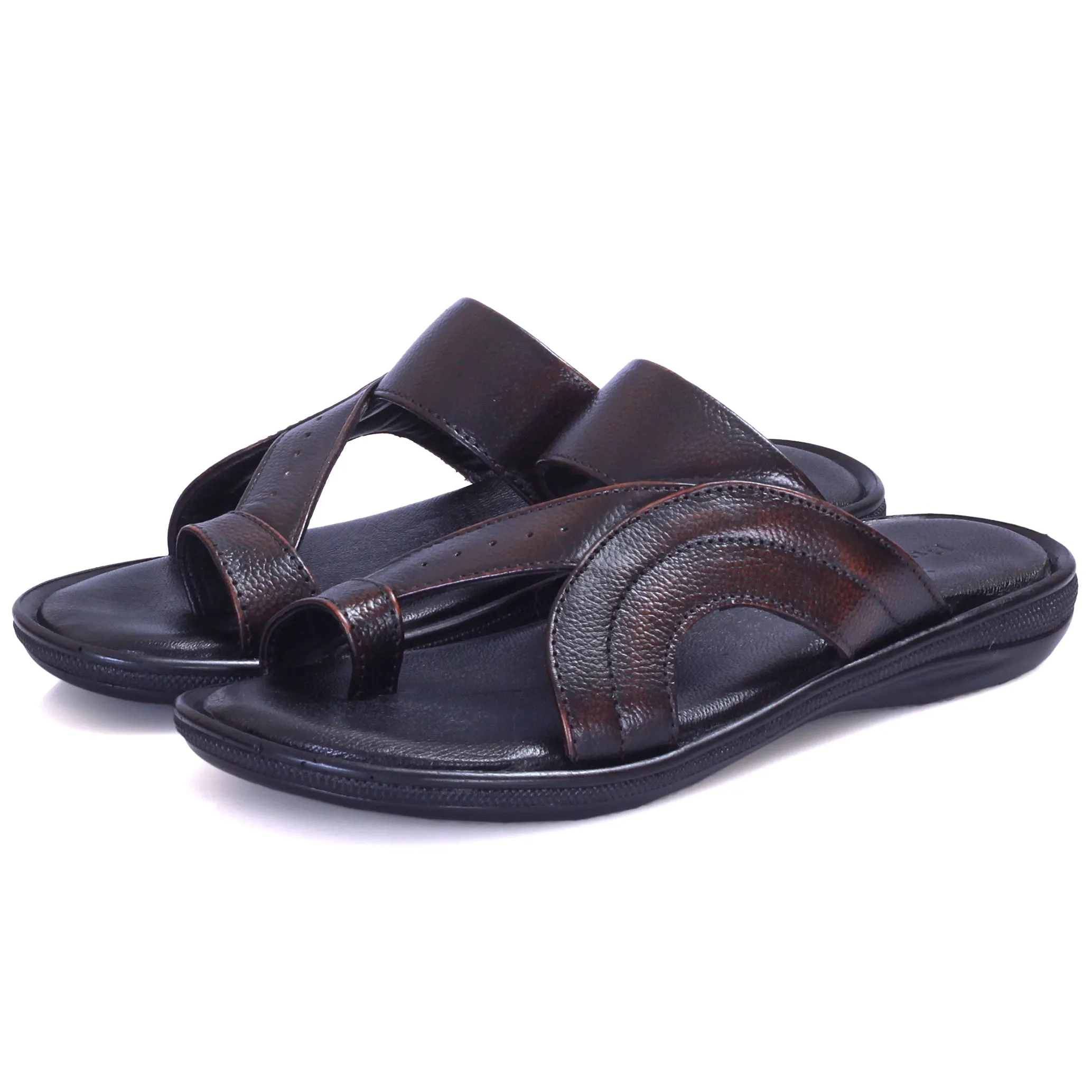 Upscale Leather Men’s House Slippers